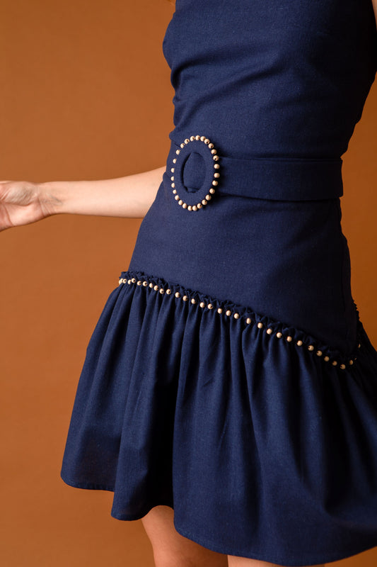 Petra Navy Mini Dress